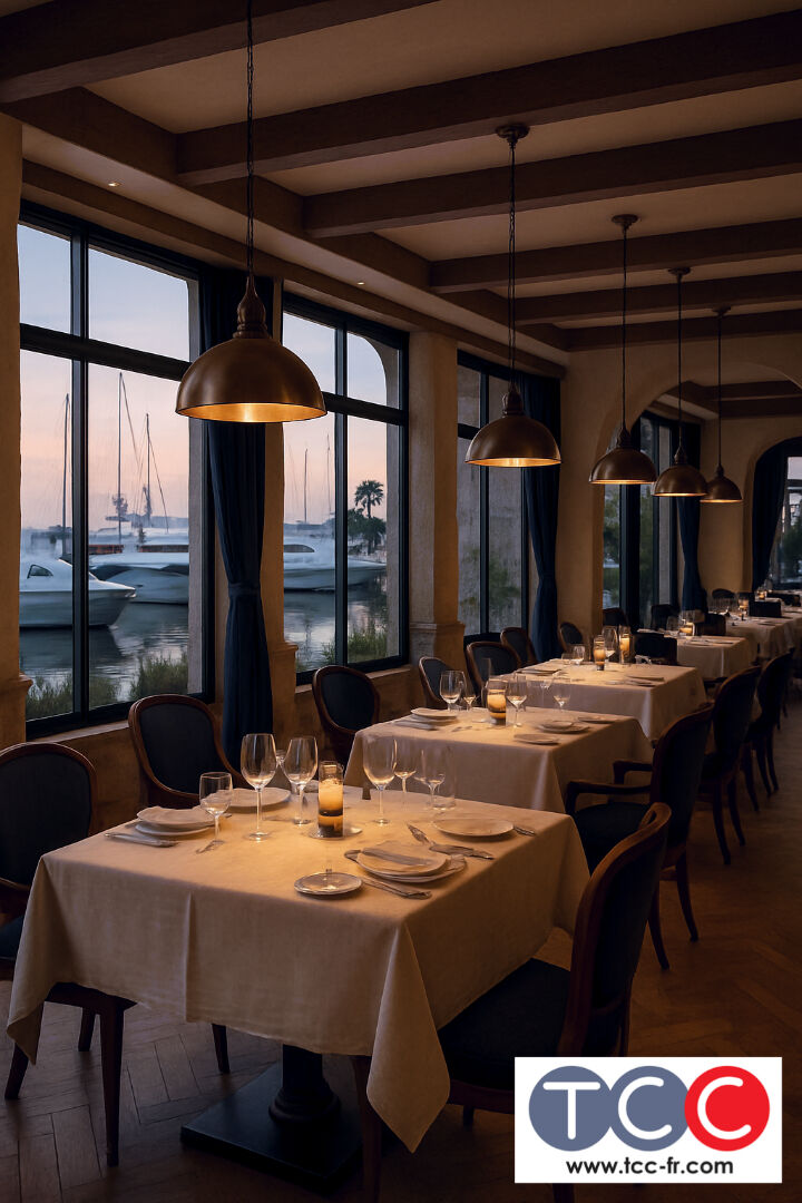 FOND DE COMMERCE MAGNIFIQUE RESTAURANT A VENDRE FACE A LA MER ANTIBES — photo 2