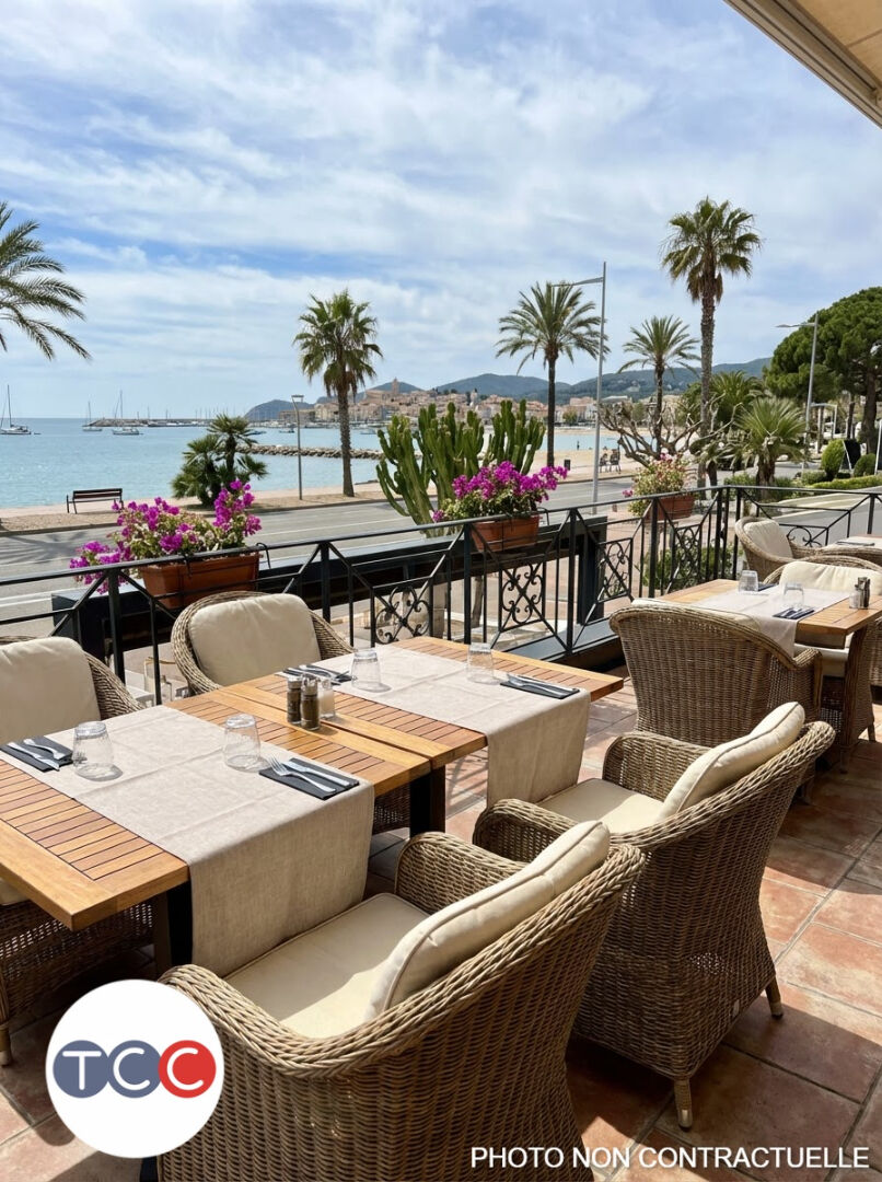 A VENDRE FONDS DE COMMERCE RESTAURANT  FACE A LA MER SUR AXE ULTRA TOURISTIQUE — photo 1